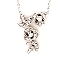 Collana Salvini Donna Provence in Oro bianco Diamante 0.25 Ct 20021465 47 SG - 20021465 47 SG